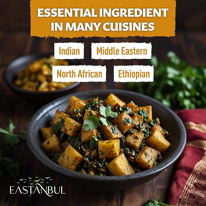 Eastanbul Fenugreek Seeds, 8.8oz, Methi Seeds AKA Fenogreco en Semillas,%100 Natural Fenugreek Seed for Hair Growth, Fungeek Spice For Tea, Seasoning & Sprouting, Vegan, Non GMO