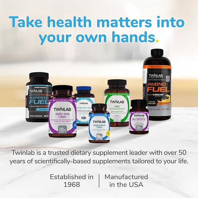Twinlab Daily One Caps with Iron - Nutritional Supplement with Iron, Zinc, B Vitamins, and More - 60 Capsules