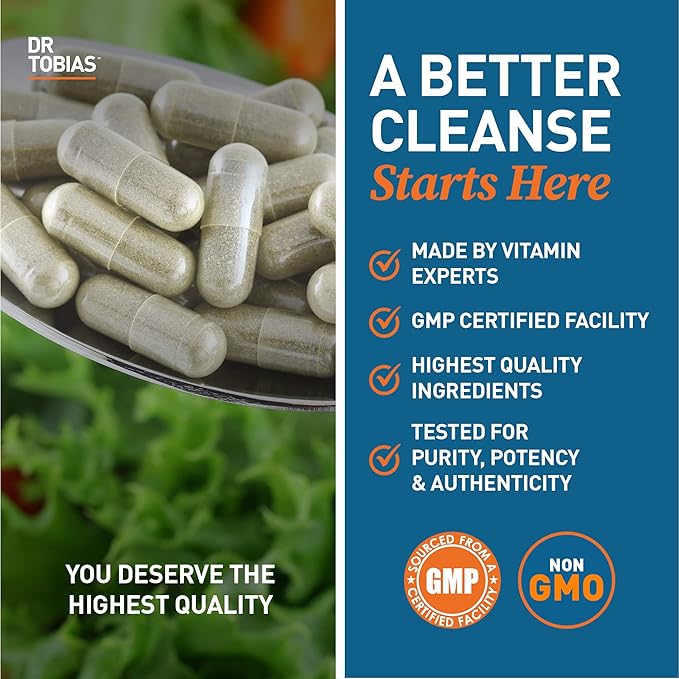 Dr. Tobias Digestive Kickstarter Bundle with Colon 14 Day Cleanse & Prebiotics for Gut Health