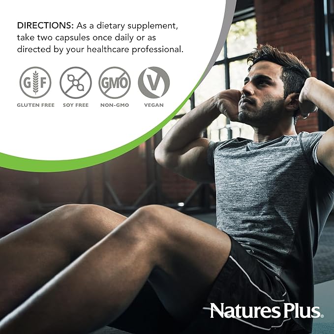 Natures Plus PRO Suntheanine L-Theanine - 60 Capsules - Supports Calm Alertness, Healthy Relaxation & Improved Rest - Non-GMO, Vegan & Gluten Free - 60 Servings