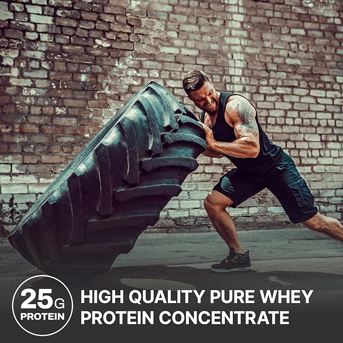 NutraBio Classic Whey Protein Powder- 25G Protein Per Scoop - Full-Spectrum Amino Acid Profile - No Fillers, Artificial Colors, Preservatives - Low Glycemic Index - (Cake Batter, 2 Pounds)