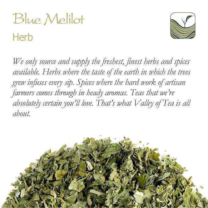 Melilot Blue Organic Herb - blue fenugreek - Meliloti coerulea, Trigonella caerulea