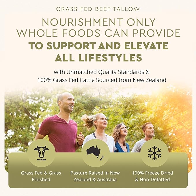 Ancestral Supplements Grass Fed Beef Tallow Capsules, 3000mg, Nourishing Kidney Fat Supplement Supports Bones, Teeth, Gums, Skin, Immune and Overall Health, Non-GMO, 180 Capsules