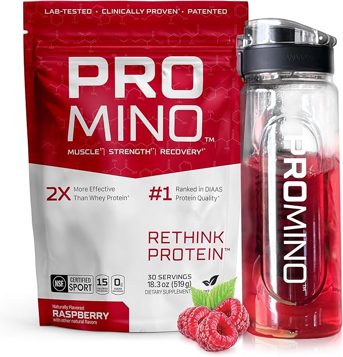 1 Scoop = 75g Whey Protein*, Extra-Strength Leucine (EAA + BCAA), Muscle Recovery, NSF Certified, 100% Absorbability, GLP-1 & Bariatric Support, Purest Protein w/o Calories - Rasp 30 Servings