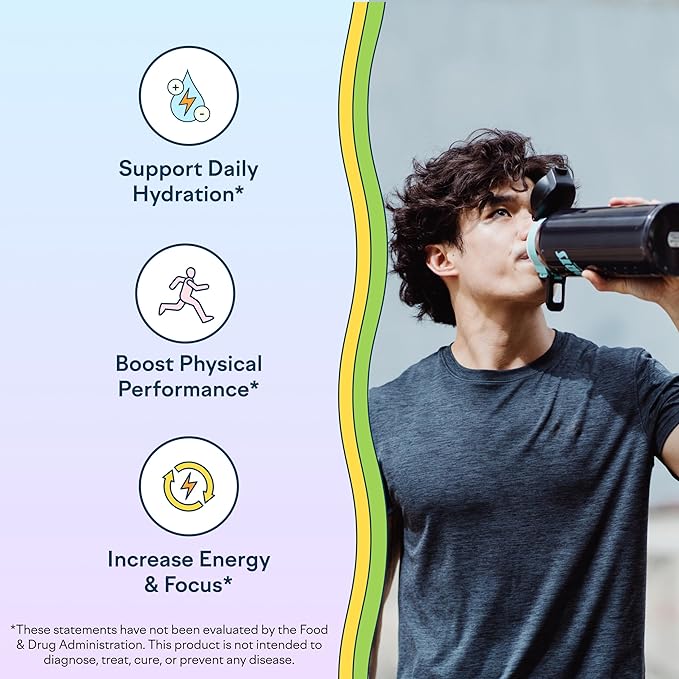 Feel Goods Hydration Hero Electrolyte Powder Bundle, 1,000mg, Magnesium, Organic Aloe Vera, L-Theanine, Vitamin C & B12, Sugar-Free, Keto, Non-GMO – Blue Raspberry & Guava Fresca 60 Servings