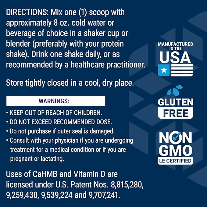 Life Extension Wellness Code® Muscle Strength & Restore Formula, Vitamin D3, ß-Hydroxy-ß-Methylbutyrate Monohydrate (HMB), Muscle Health, Gluten Free, Non-GMO, 94.2 g