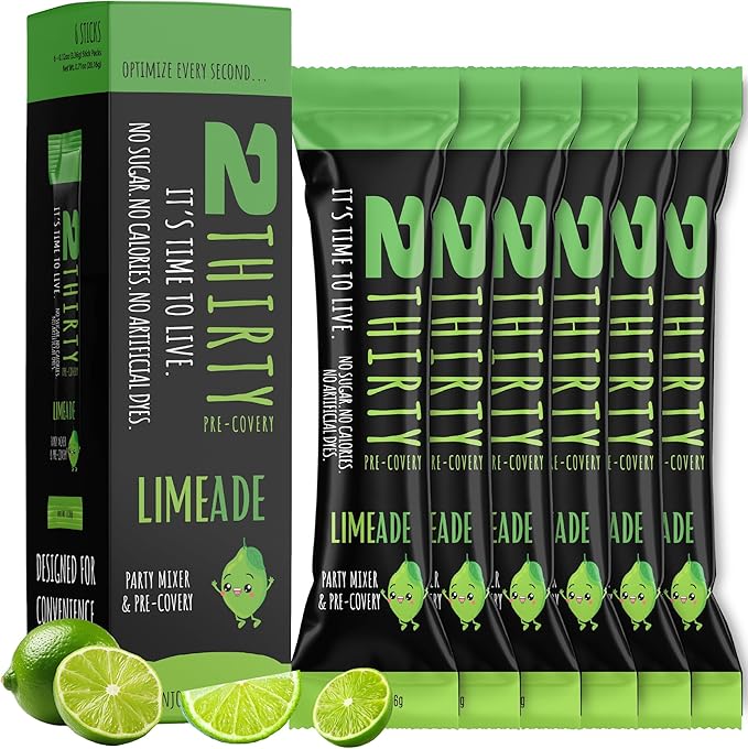 2THIRTY Electrolyte Powder – Sugar-Free Hydration, Recovery & Precovery Drink Mix with Vitamin B12, Aminos, Adaptogens & Himalayan Salt – Keto, Vegan, Zero Cal – Instant Energy, Focus & Rebalance