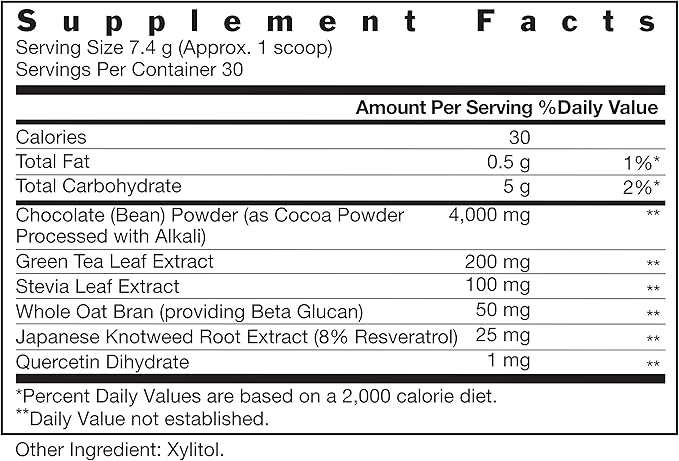 Coco Complete by New Vitality – Immune System and Boosting Superfood Powder Supplement, Energy Support, Sugar Free, Real Cocoa Powder & Green Tea Extract, Chocolate Flavor, 30 Servings