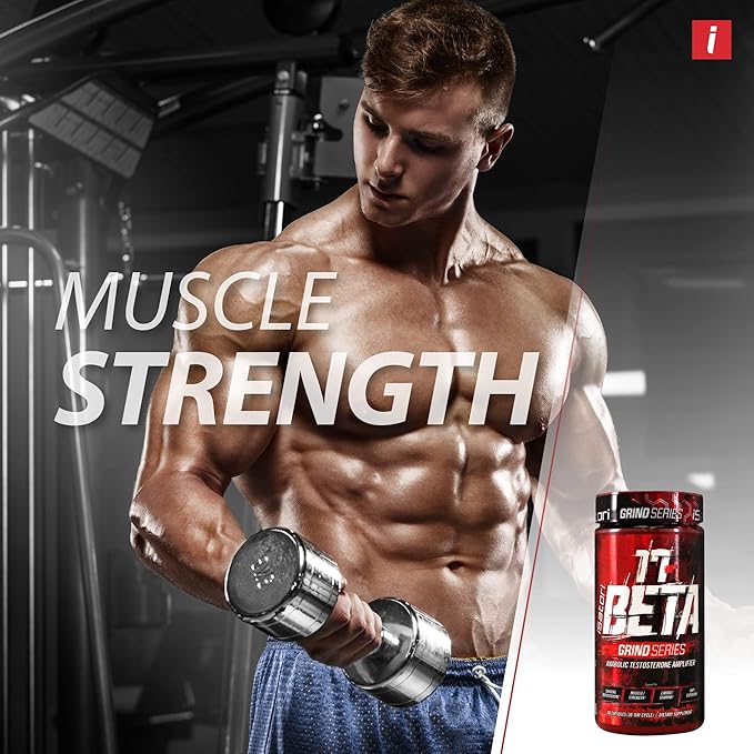 iSatori 17-Beta Anabolic Testosterone Booster, for Muscle Growth, Strength & Stamina, Test Boost Amplifier & Estrogen Blocker for Men with DHEA, Fenugreek Seed Extract, 90 Capsules