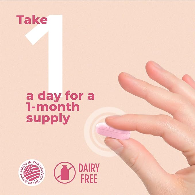 Earth's Pearl Vaginal Probiotics for Women - 15 x More Effective with BIO-Tract®, 3 Billion CFU, Probiotic & Prebiotic Blend, Promotes Healthy Vaginal Odor & pH Balance for Women - Only 1 Tablet/Day