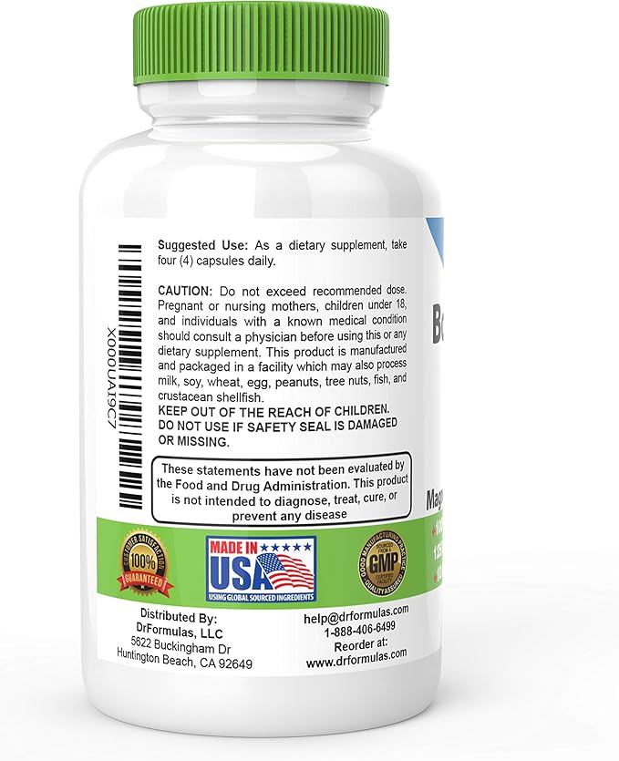 DrFormulas Bone Support 100% DV 1000mg Calcium Supplement Carbonate, Citrate, Gluconate, (not d-glucarate) Chloride with Vitamin D, Magnesium and Boron - 30 Day Supply