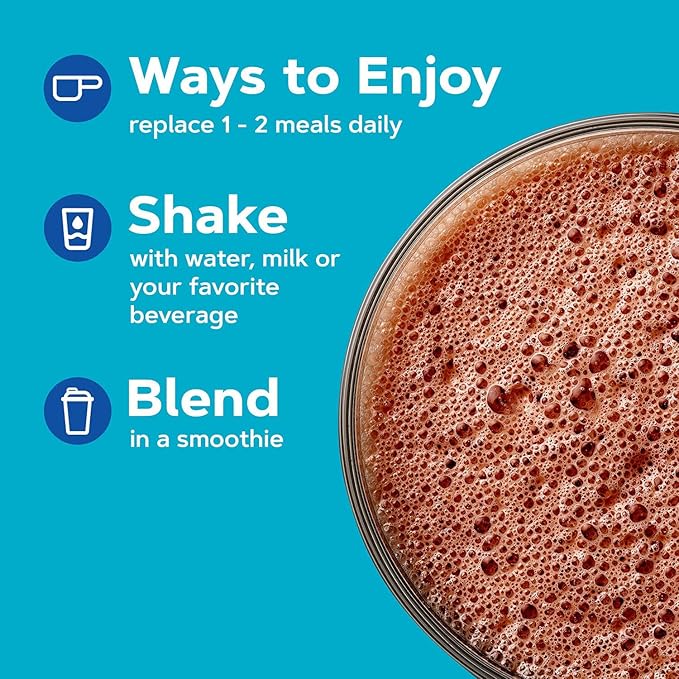 GNC Lean Shake 25 Meal Replacement Powder, Weight Management, With 25g Protein and High Fiber, Keto, Swiss Chocolate, 16 Servings