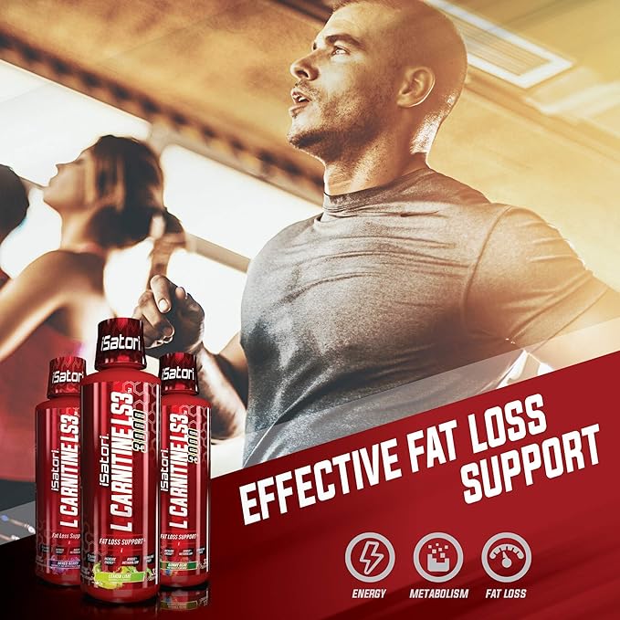 iSatori L-Carnitine LS3 Gummy Bear 3000mg (32 Servings) Ultra CLA (90 Softgels)