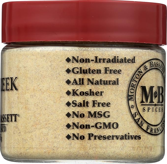 Morton & Bassett Fenugreek Seasoning, Non GMO, Gluten Free, 1.6 Ounces (Pack Of 3)