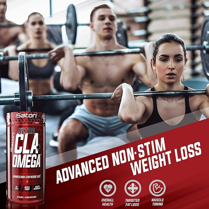 iSatori L-Carnitine LS3 Lemon Lime 3000mg (32 Servings) & iSatori Ultra CLA (90 Softgels)