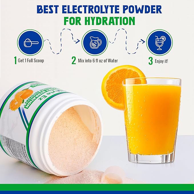 Keto Electrolytes Powder - Sugar Free Electrolytes Boost Energy and Muscle Recovery - High Absorption Fasting Electrolytes Supplement with Minerals & Coconut Water - Instant Hydration
