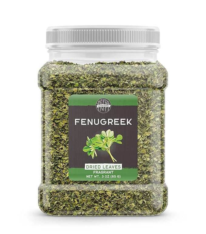 Birch & Meadow 3 oz of Fenugreek Leaves, Pickling & Curry, Strong Flavor