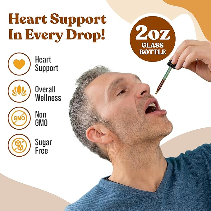 Rejuvica Health CardioVance - Heart Support Supplement - Liquid Delivery for Better Absorption - Hawthorne, Hibiscus, Arjuna, Olive Leaf & More!