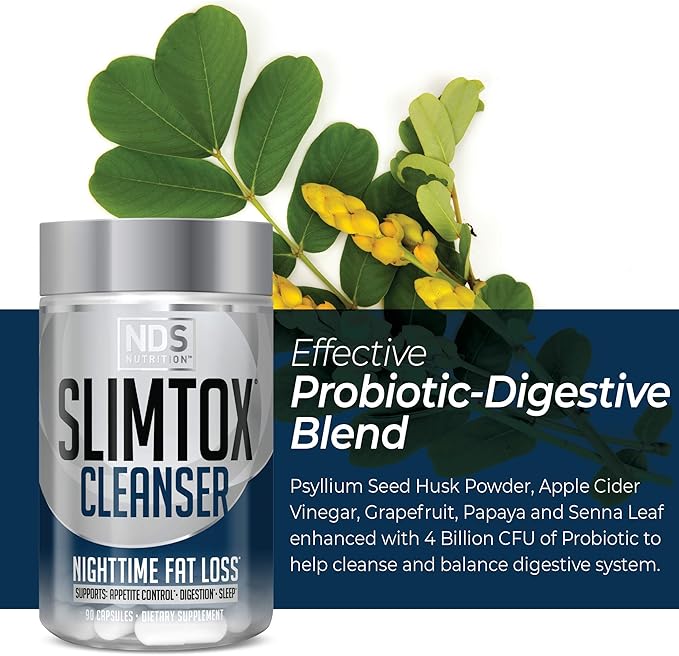 NDS Nutrition Maximum Fat Loss Support Through Appetite Control, Restful Sleep, Digestive Health - CLA, Chamomile, Safflower Oil - Stimulant Free Dietary Supplement - 90 Capsules …