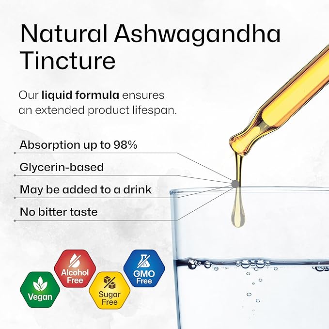 BIO KRAUTER Ashwagandha Tincture 2 Fl. Oz. & Rhodiola Rosea Tincture 2 Fl. Oz.
