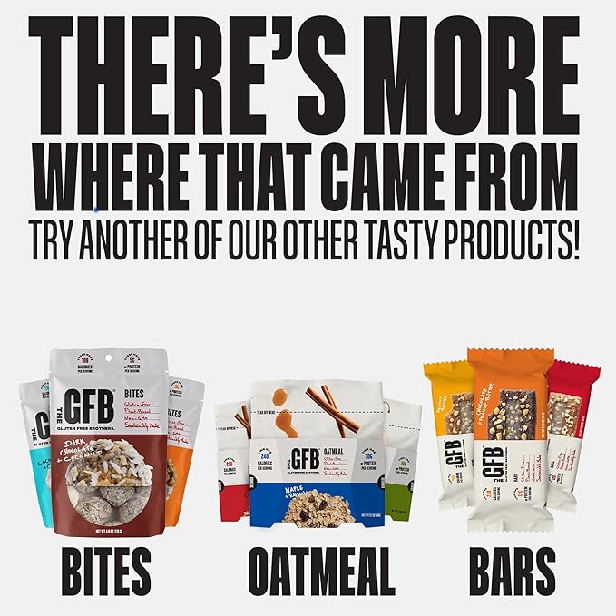 The GFB Chocolate Peanut Butter Protein Bars - Gluten Free, Plant Based, Non GMO, Sustainably Made – Ridiculously Tasty, Healthy, Vegan, Nutrition Snack Protein Bars, 2.05 oz (12 Count)