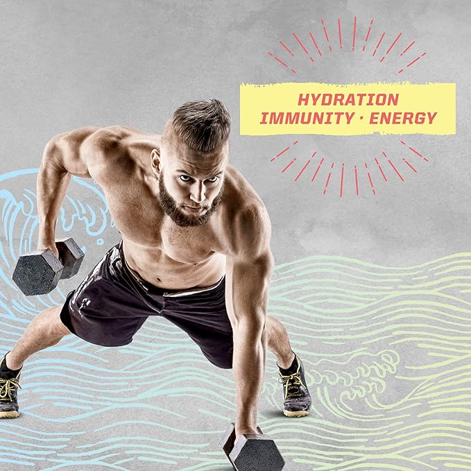 Sunwarrior Vegan Hydration Blend Electrolyes Supplement | Elderberry Coconut Water Real Salt Soy Free Sugar Free Synthetic Free Gluten Free Dairy Free | Strawberry 30 Servings | Active Hydration