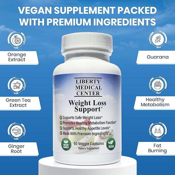 Dr Malisos' Formulated Healthy Weight Loss Supplement | Appetite Suppressant for Weight Loss | Fat Burner for Women and Men | Vegan, Non-GMO, Gluten Free | Metabolism Booster | 60 Count(30-Day Supply)