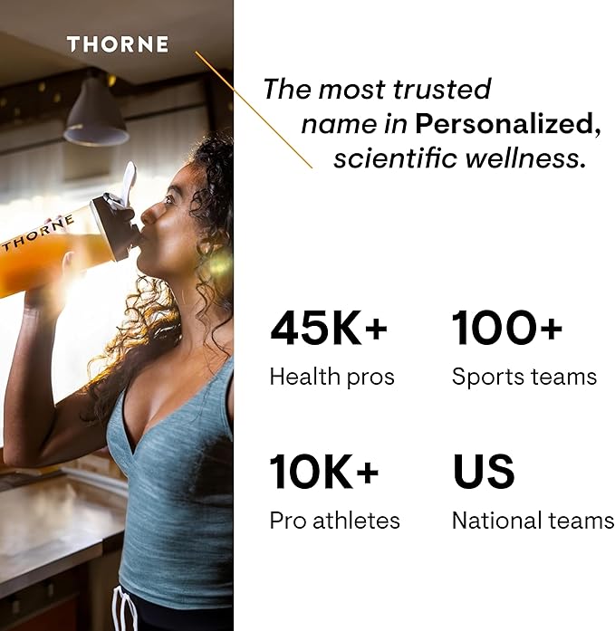 THORNE Stress B-Complex - Vitamins B2, B6, B12, and Folate in Highly-Absorbable and Active Forms - Extra Vitamin B5 for Adrenal Support, Stress Management and Immune Function* - 60 Capsules