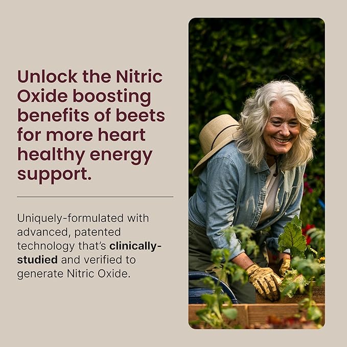 HumanN SuperBeets Beet Root Powder - Non-GMO Beetroot Superfood - Nitric Oxide Supplement for Heart Health, Circulation & Blood Pressure Support - Black Cherry, 60 Servings