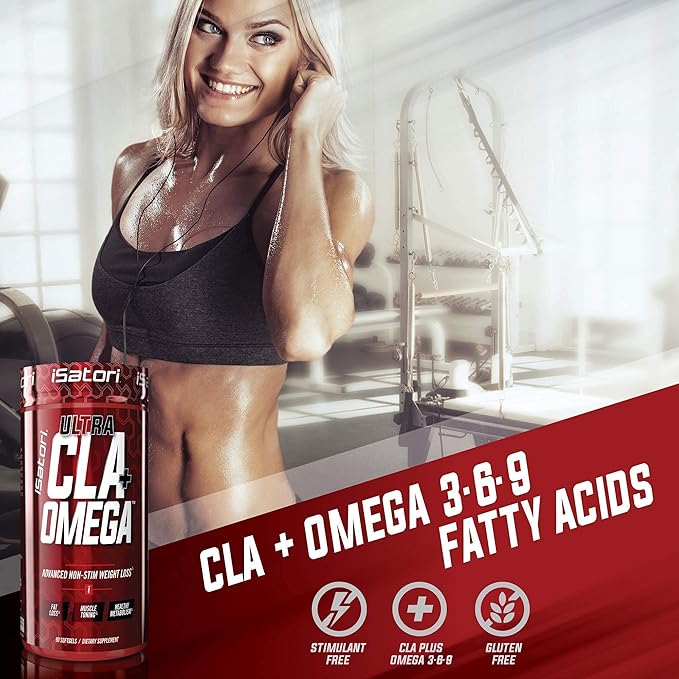 iSatori L-Carnitine LS3 Bombsicle 3000mg (32 Servings) & iSatori Ultra CLA (90 Softgels)