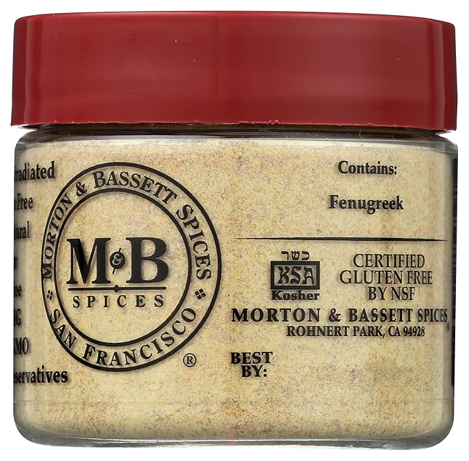 Morton & Bassett Fenugreek Seasoning, Non GMO, Gluten Free, 1.6 Ounces (Pack Of 3)