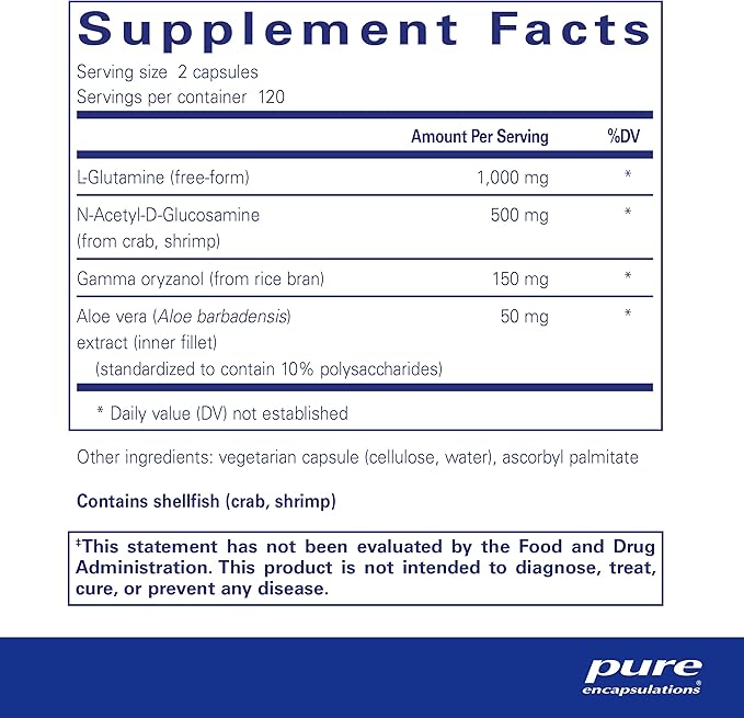 Pure Encapsulations G.I. Integrity | Enhanced Support for Gastrointestinal Integrity and Function | 240 Capsules