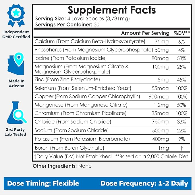 Nootropics Depot InfiniLYTE | Optimized Electrolyte Powder | Keto Friendly, Vegan, Non-GMO, & Sugar-Free | Unflavored | 30 Servings
