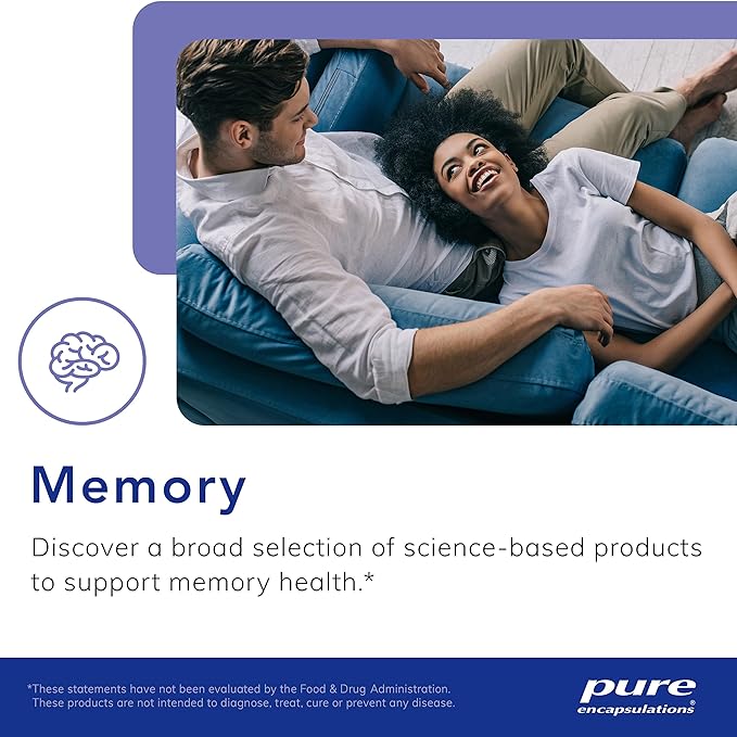 Pure Encapsulations Acetyl-L-Carnitine 500 mg - Memory & Brain Supplement - Brain Support & Focus* - Gluten Free & Non-GMO - 60 Capsules