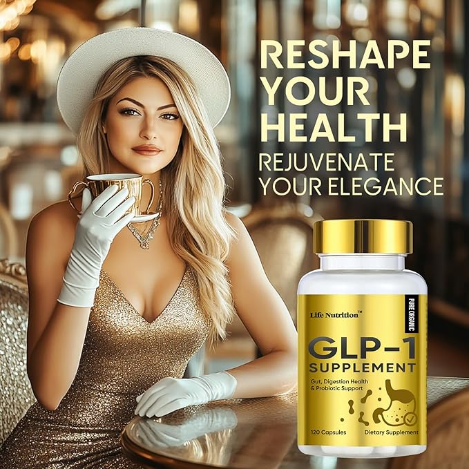 (120 Capsules) GLP-1 Supplement Support, GLP Activate Natural Formula, GLP-1 Supplement for Metabolic, Energy, GLP-1 Support, Take Before Meal