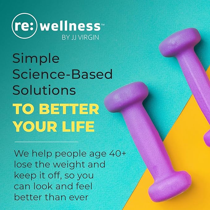 Reignite Wellness by JJ Virgin | Vanilla Plant-Based All-in-One Shake | Plant Protein Powder, Vitamins, Minerals, Greens & Aminos | 22g of Chia, Chlorella & Pea Protein Shake | 30 Servings