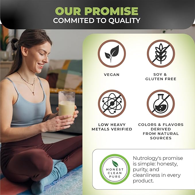 Nutrology Greens & Fruits Powder-Naturally Sourced Superfood, Beet Powder, Mushroom Blend, Probiotics, Digestive Enzymes, Fiber, Antioxidants, Immune Support, Gluten Free - Vanilla Cinnamon