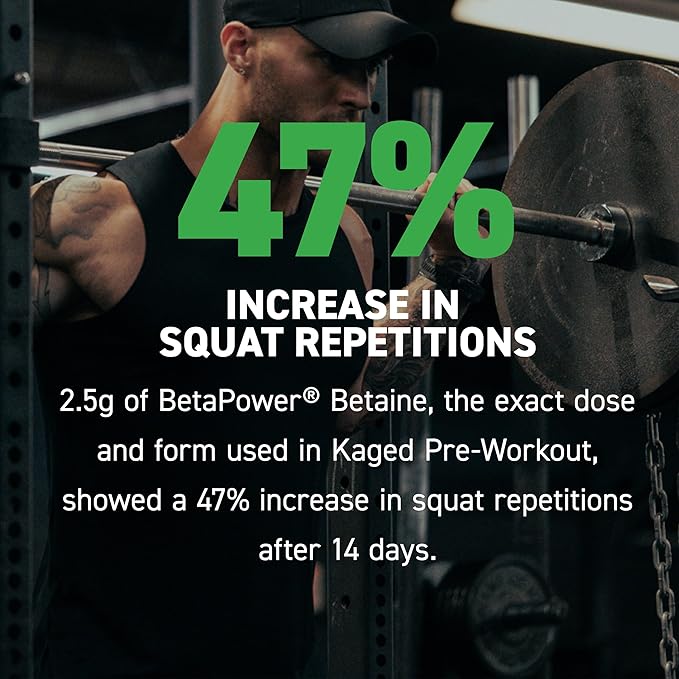 Kaged Original Pre-Workout Powder, Fruit Punch, Pre Formulated with Creatine, Beta Alanine, Pure Caffeine, 20 Servings