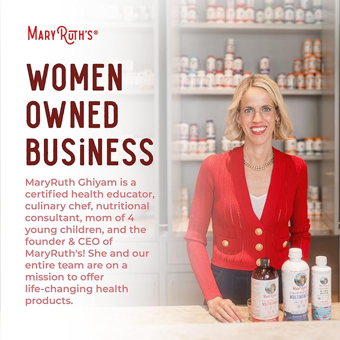 MaryRuth's Liquid Nighttime Multimineral | NO Melatonin | Bedtime Routine | Magnesium Citrate | Calcium | Zinc | Vitamin D3| Available in 4 Flavors | Vegan | Sugar Free | Gluten Free | 32 Oz