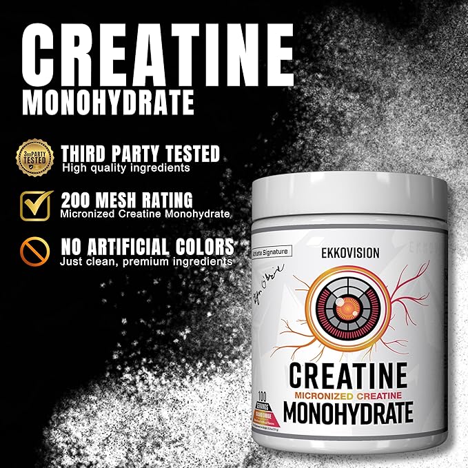 Creatine Monohydrate Powder, Micronized, Island Surge, Pre Workout & Post Workout Supplement for Men & Women, Energy Support, Easy to Mix in Shakes, Smoothies & Beverages, 100 Servings