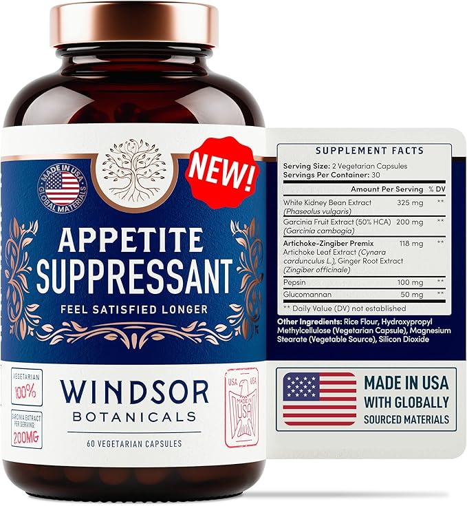 WINDSOR BOTANICALS Thermogenic Multi Collagen Fat Burner and Appetite Suppressant Weight Loss Bundle