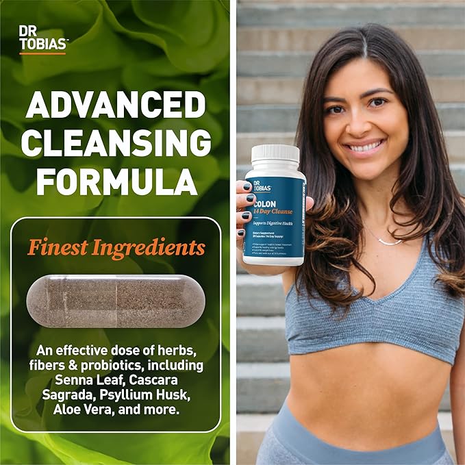 Dr. Tobias Colon 14 Day Cleanse and Digestive Enzymes - Supports Temporary Detox and Ongoing Digestive Health, Non-GMO
