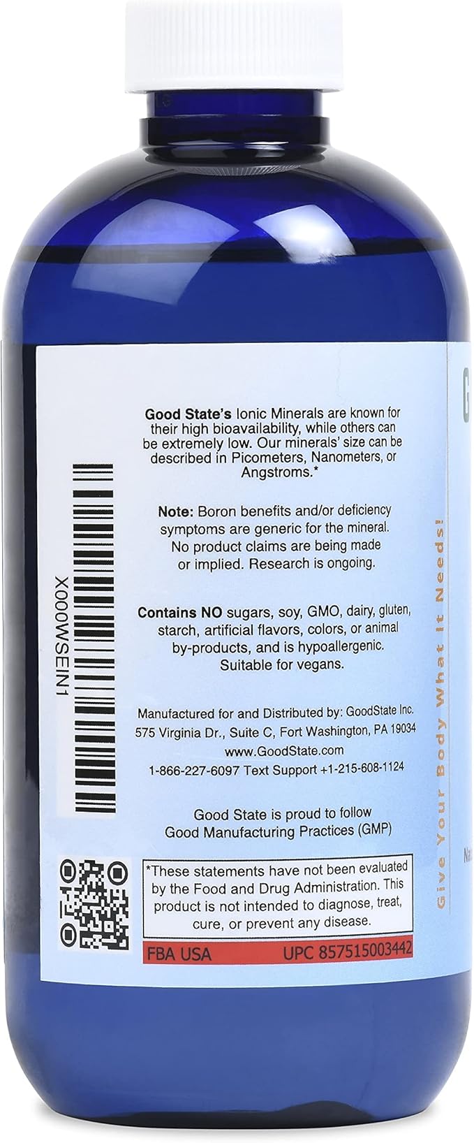 Good State - Natural Ionic Liquid Boron - 8 Fl Oz