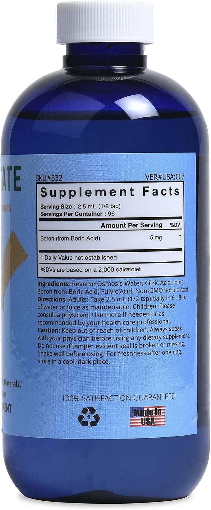 Good State - Natural Ionic Liquid Boron - 8 Fl Oz