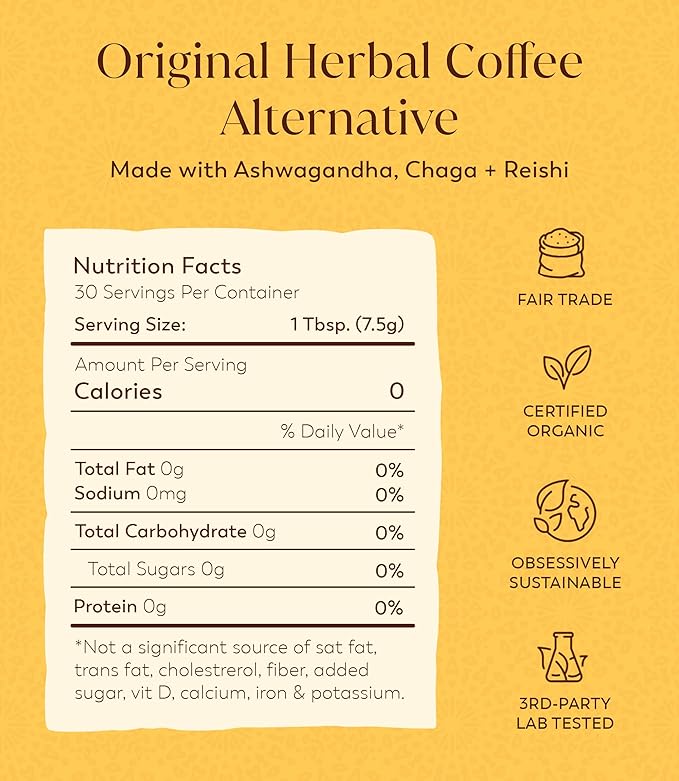 RASA Original Adaptogenic Coffee Alternative & Crème de la Creamer Bundle | Ayurveda Mushroom Wellness Tonic & Adaptogen Powdered Non-Dairy Creamer with MCT Oil — Vegan, Whole 30, Keto (30 Servings)