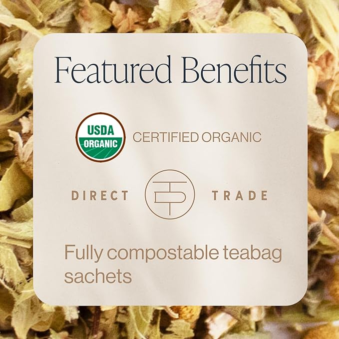 Rishi Tea Lavender Mint & Greek Mountain Herbal Tea - Organic Sachet Tea Bags, Caffeine Free Immune Support Tea Bundle - 15 Count (Pack of 2)