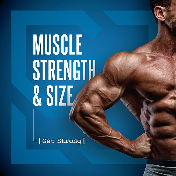 Siren Labs D1-T Strength Testosterone Booster for Men Mass Gainer with D-Aspartic Acid - Monster Muscle Mass-Building - Test Booster Suppression of Estrogen Anabolic Muscle Growth (120 Capsules)