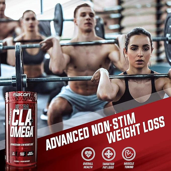 iSatori L-Carnitine LS3 Bombsicle 3000mg (32 Servings) & iSatori Ultra CLA (90 Softgels)