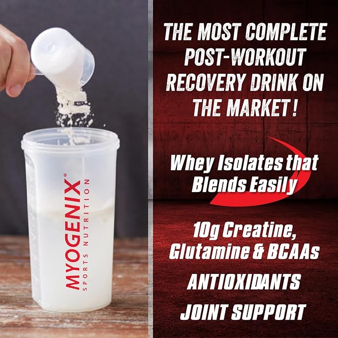 MYOGENIX Aftershock Post Workout, Muscle Growth Whey Protein Powder | Wildberry Blast 3 LBS