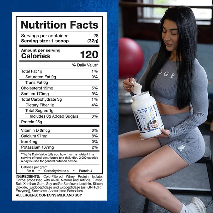 Evogen Isoject - Whey Protein Isolate | Ultra-Pure Whey Protein Powder with Ignitor Enzymes, BCAAs, and EAAs | Enhanced Absorption & Recovery | Tiramisu | 25 Servings
